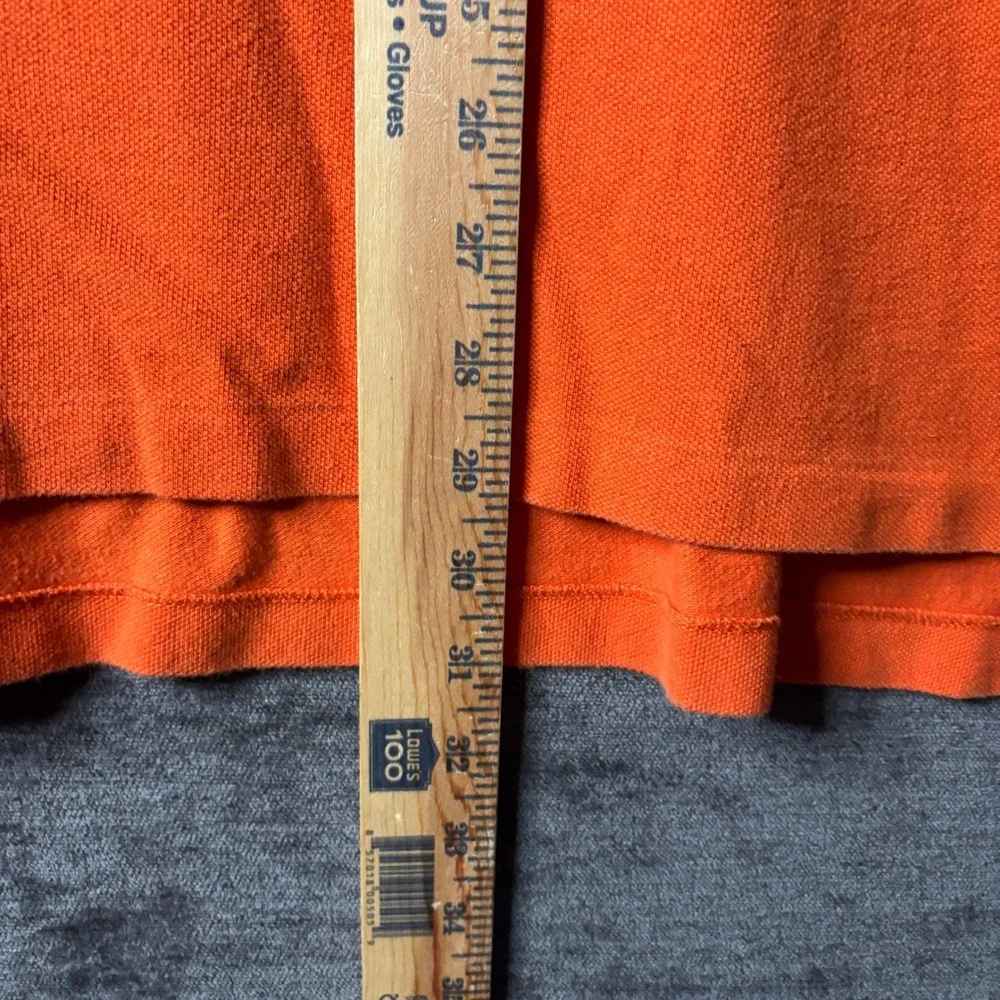 Polo Ralph Lauren Mens XL Orange Classic Fit Short Sleeve Pique Polo Shirt